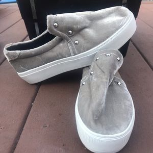 Rebecca Minkoff slip on suede shoes! 8.5 Womens